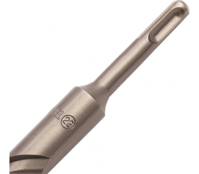 Бур DENZEL Бур по бетону, двойная спираль, три пылеотводящие кромки, 22 x 460 мм 705054