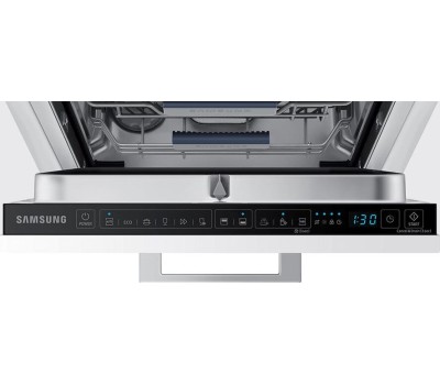 Встраиваемая посудомоечная машина SAMSUNG Встраиваемая посудомоечная машина DW50R4070BB/WT, узкая, ширина 45см, полновстраиваемая, загрузка 10 комплектов