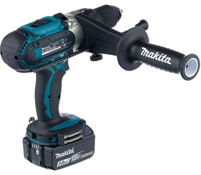 MAKITA Ударная дрель-шуруповерт DHP451RFE, 3Ач, с двумя аккумуляторами