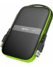 SILICON POWER 4ТБ Внешний диск HDD Armor A60, USB 3.0, черный/зеленый [sp040tbphda60s3k]