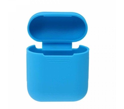 SMARTBUY Силиконовый кейс для TWS наушников AirPods, голубой (SBECASE-001S-BU)/60
