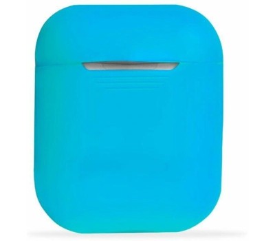 SMARTBUY Силиконовый кейс для TWS наушников AirPods, голубой (SBECASE-001S-BU)/60