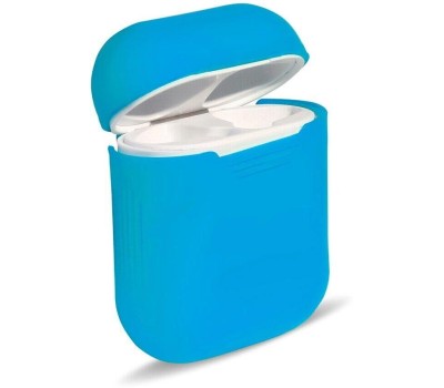 SMARTBUY Силиконовый кейс для TWS наушников AirPods, голубой (SBECASE-001S-BU)/60