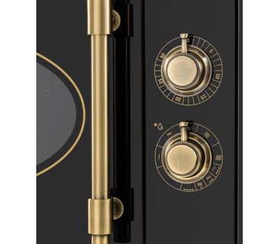 MAUNFELD Встраиваемая микроволновая печь JBMO.20.5GRBG, 20л, 700Вт, черный [ут000009716]