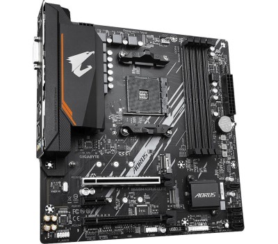 GIGABYTE Материнская плата B550M AORUS ELITE AX, Socket AM4, AMD B550, mATX, Ret