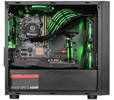 THERMALTAKE Корпус Versa H17 CA-1J1-00S1NN-00 /Black/No Win/SPCC (871052)