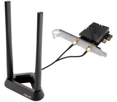 Сетевой адаптер ASUS Сетевой адаптер PCE-BE92BT WiFi 7 Bluetooth 5.4 5764+2882+688Mbps 6GHz/5GHz/2.4GHz