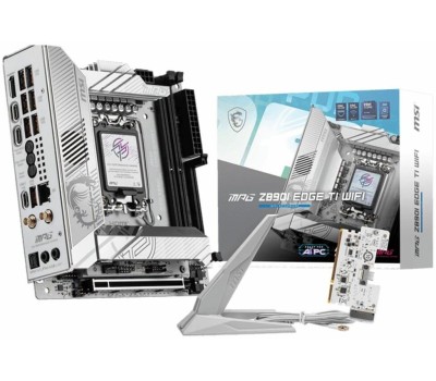 Материнская плата MSI Материнская плата MPG Z890I EDGE TI WIFI, Socket LGA 1851, Intel Z890, mini-ITX, Ret