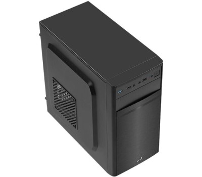 Корпус для ПК FORMULA Корпус (AEROCOOL) MiniTower CS-103-S-BK-V1 черный (mATX, без БП, 2xUSB2.0+USB3.0, 1x80mm) (CS-103-S-BK-V1 (F))