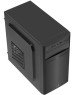 Корпус для ПК FORMULA Корпус (AEROCOOL) MiniTower CS-103-S-BK-V1 черный (mATX, без БП, 2xUSB2.0+USB3.0, 1x80mm) (CS-103-S-BK-V1 (F))