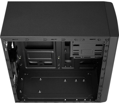 Корпус для ПК FORMULA Корпус (AEROCOOL) MiniTower CS-103-S-BK-V1 черный (mATX, без БП, 2xUSB2.0+USB3.0, 1x80mm) (CS-103-S-BK-V1 (F))