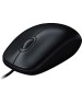 LOGITECH Мышь проводная M100r, оптическая, USB, 1000dpi, черный [910-006766]