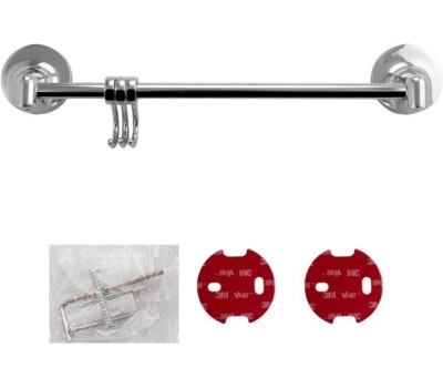 САНАКС - Вешалка с тремя крючками, прямая, с универсальным крепежом (самоклейка или дюбель-шуруп) 1113