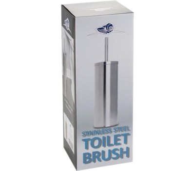 САНАКС - Ёрш для унитаза, напольный, под ЗОЛОТО, круглый, из нержавеющей стали 307-G