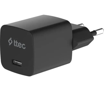 TTEC Сетевое зарядное устройство SmartCharger Pro GAN 45W USB-C AVS PD Travel Fast Charger. Цвет: черный
