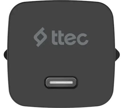 TTEC Сетевое зарядное устройство SmartCharger Pro GAN 45W USB-C AVS PD Travel Fast Charger. Цвет: черный