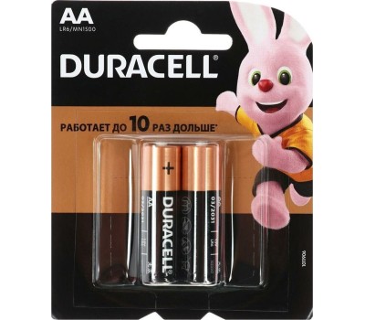 Элементы питания DURACELL LR6-2BL BASIC (40)