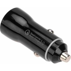 Rexant (18-1200) Автозарядка в прикуриватель АЗУ USB-A (QC 3.0)+USB-C (PD), 38Вт черная