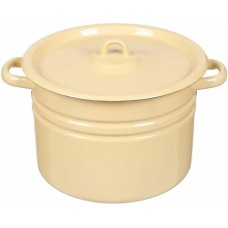 Кастрюля СИБИРСКИЕ ТОВАРЫ С41620 С41620.П эмал 8,0л цил б/рис