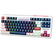 Клавиатура DEFENDER (45188) Storm Grip GK-188 RU,белый/синий