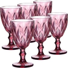 Набор бокалов LORAINE 60433 Набор бокалов 340 мл 6 шт розовый LR (х4)