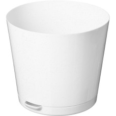 Горшок цветочный HOMVER Oregano D160мм, 2л с прикорневым поливом (мраморный) 221602433/01