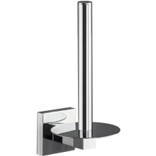 Аксессуары для ванной комнаты GFMARK 84008 Держатель для туалетной бумаги и бумажного полотенца, на квадратном основании, ВЕРТИКАЛЬНЫЙ, цвет ХРОМ