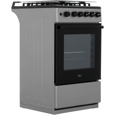 Плита Газовая MIDEA MFO-M4G20T0E(SL) серебристый/черный