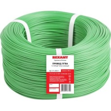 REXANT Провод ПГВА 1х1,00мм², Cu, зеленый, бухта 200м