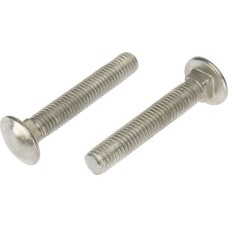 KRANZ Болт мебельный DIN 603, 10х50мм, короб (25 шт/уп)