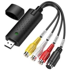 PREMIER Адаптер аудио-видео 5-990, 3хRCA (f) - USB, черный