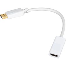 NONAME Переходник HDMI (f)/DisplayPort (m) белый