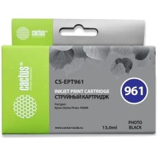 Картридж CACTUS Картридж CS-EPT961, T0961, фото черный / CS-EPT961