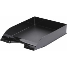 BRAUBERG Лоток горизонтальный Style 238105, для бумаг, 345x255x65, полистирол, черный