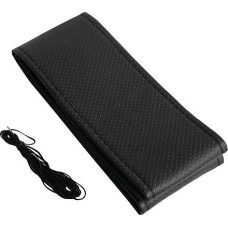 Оплетка VOIN Оплетка на руль SWIFT со шнуровкой, экокожа, М /черный/