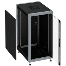 SYSMATRIX Шкаф серверный SL 6822.912 напольный, стеклянная передняя дверь, 22U, 600x1100x800 мм
