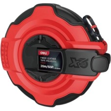 DELI Мерная лента DL9920Y 20м x 14,5мм, ударопрочный корпус с резиновыми вставками, полотно из стекловолокна и ПВХ, увеличенная скорость сматывания ленты