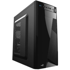 Корпус для ПК FORMULA Корпус (AEROCOOL) MidTower CS-1101 черный (ATX, без БП, 2xUSB2.0+USB3.0, 1x80mm) (CS-1101 (F))