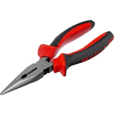 MATRIX Длинногубцы прямые, 160 мм, хром-ванадий, двухкомпонентные рукоятки 17309