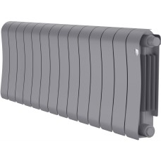 Радиатор ROYAL THERMO Радиатор биметаллический Infinity 300 Silver Satin VR80 - 14 секц