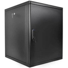 ЦМО Шкаф коммутационный ШРН-М-15.650.1-9005 настенный, металлическая передняя дверь, 15U, 600x745x650 мм