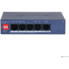 Коммутатор DAHUA DH-CS4005-4GT-36 4-Port Gigabit PoE коммутатор управляемый L2 4 RJ45 10/100/1000Мбит/с (PoE/PoE+), 1 RJ45 10/100/1000Мбит/с (uplink) до 40Вт