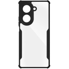 BORASCO Чехол (клип-кейс) Sky Case, для Xiaomi Redmi A5/Poco C71, черный/прозрачный [75143]
