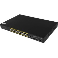 Коммутатор CUDY Коммутатор GS5024PS4-400W (L3) 24x1Гбит/с 4SFP+ 24PoE+ 400W управляемый