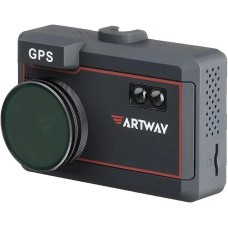 Радар-детектор со встроенным видеорегистратором ARTWAY Видеорегистратор с радар-детектором Combo MD-205 черный 1296p 170гр. GPS