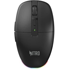 ACER Мышь Nitro OMR400 черный оптическая 3200dpi silent беспров. BT/Radio USB 6but (ZL.MCECC.05B)