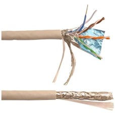 LANMASTER Кабель информационный LAN-5ESFUTP-HFLT-GY кат.5E SF/UTP 4 пары 24AWG LSZH внутренний 305м серый