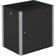 SYSMATRIX Шкаф коммутационный (WP 6409.920 ) настенный 9U 600x450мм пер.дв.металл 2 бок.пан. 60кг черный 300мм 17кг 450мм IP20 металл