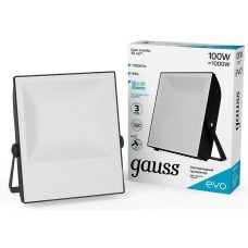 GAUSS Прожектор уличный EVO светодиодный 100Втчерный (687511100)