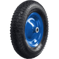 ЗУБР КПВ-2, 4″ х 380 мм, для тачки (арт. 39913), стальной диск, подшипник - 20 мм, пневматическое колесо, Профессионал (39902-2)